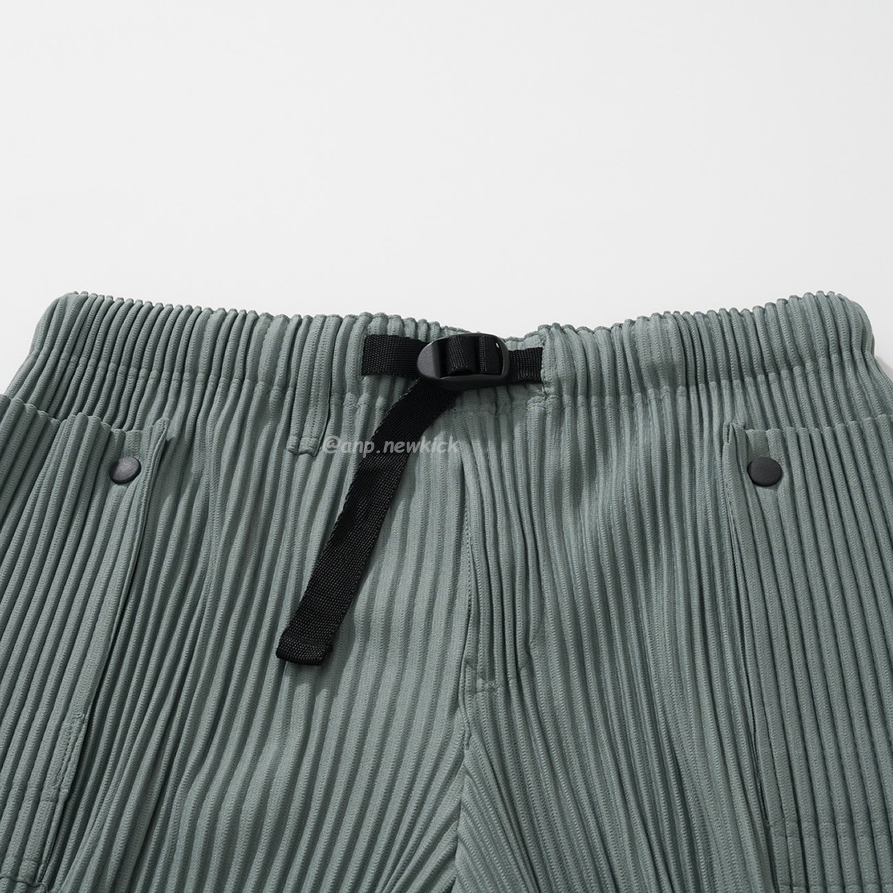 Homme Plissé Issey Miyake Flip Shorts Black Green (12) - www.newkick.vip